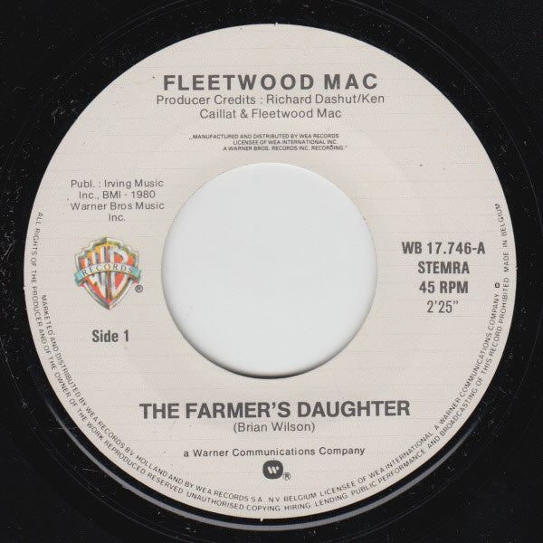 Fleetwood Mac : The Farmer's Daughter (7", Single)
