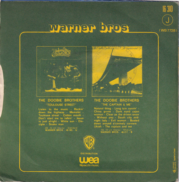 The Doobie Brothers : China Grove (7", Single)