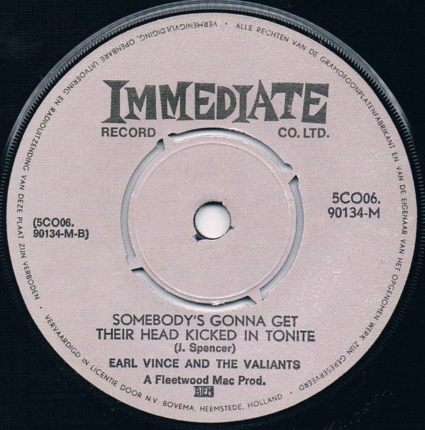 Fleetwood Mac / Earl Vince And The Valiants* : Man Of The World (7", Single)