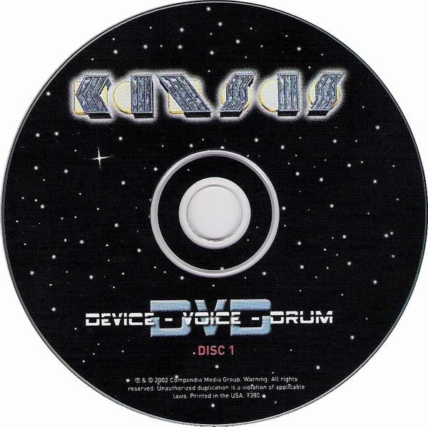 Kansas (2) : Device - Voice - Drum (CD, Album + CD, Album, Enh)
