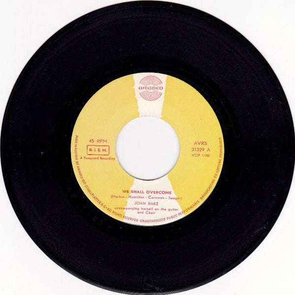 Joan Baez : We Shall Overcome / There But For Fortune (7", Single)