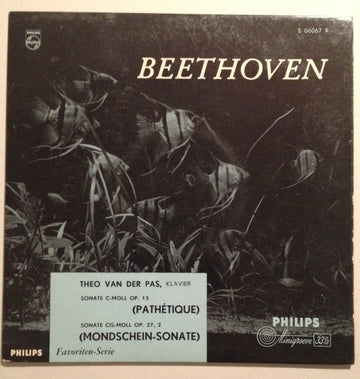 Ludwig van Beethoven, Theo Van Der Pas : Sonate C-Moll Op. 13 (Pathétique), Sonate Cis Moll Op. 27, 2 (Mondschein-Sonate) (10")