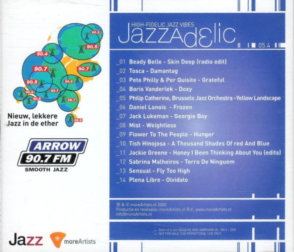 Various : Jazzadelic 05.4 (High-Fidelic Jazz Vibes) (CD, Comp, Promo)