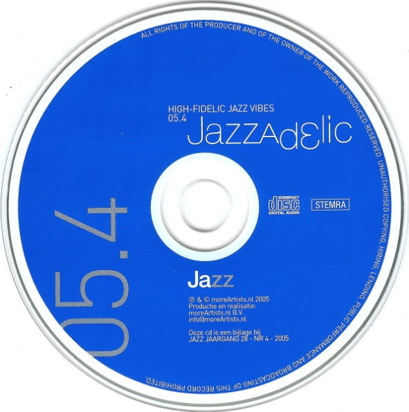 Various : Jazzadelic 05.4 (High-Fidelic Jazz Vibes) (CD, Comp, Promo)
