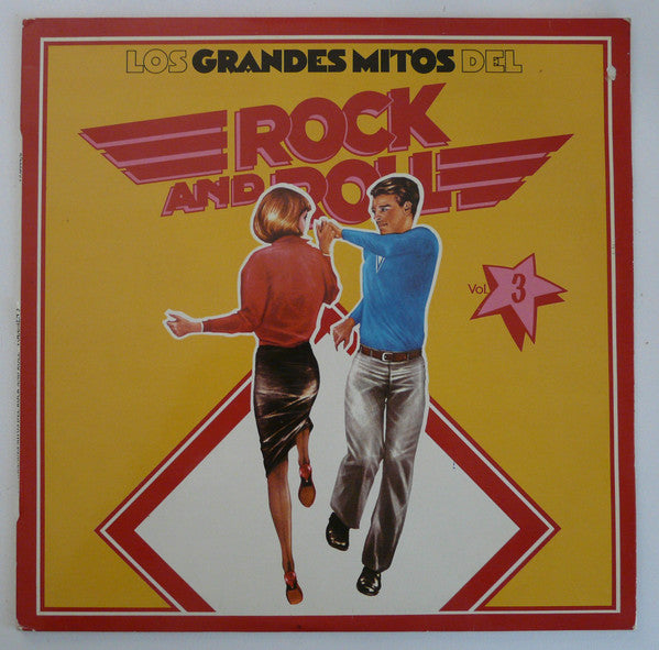 Various : Los Grandes Mitos Del Rock And Roll - Volumen 3 (LP, Comp)