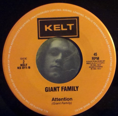 Giant Family : Evil Hearted Woman / Attention (7", Single)