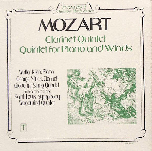 Wolfgang Amadeus Mozart : Mozart: Clarinet Quintet; Quintet For Piano And Winds (LP)