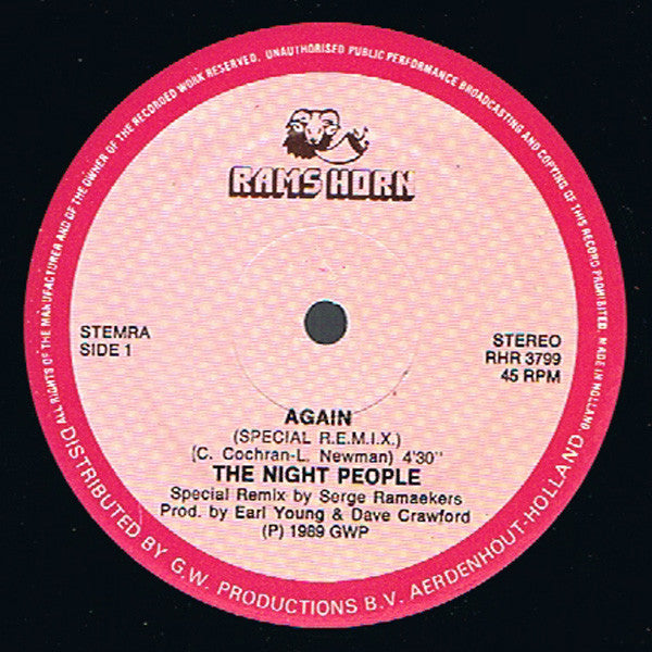 The Night People : Again (Remix) (12")