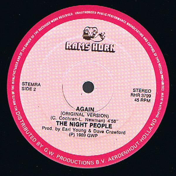 The Night People : Again (Remix) (12")