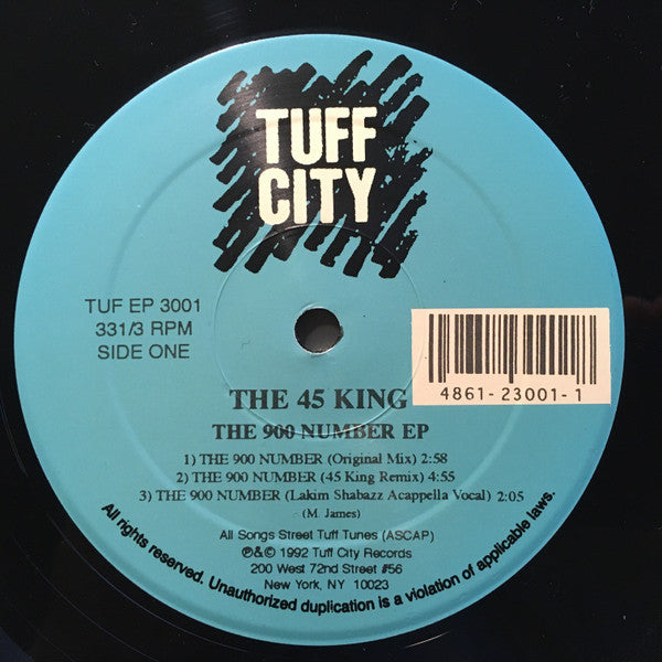 The 45 King : The 900 Number EP (12", EP)