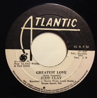 Judy Clay : Greatest Love (7", Single)