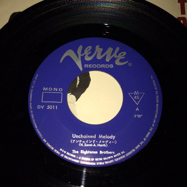 The Righteous Brothers : Unchained Melody / Ebb Tide (7", Single, Mono)