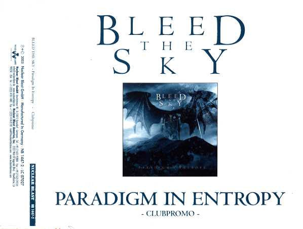 Bleed The Sky : Paradigm In Entropy (Clubsingle) (CD, Maxi, Promo)