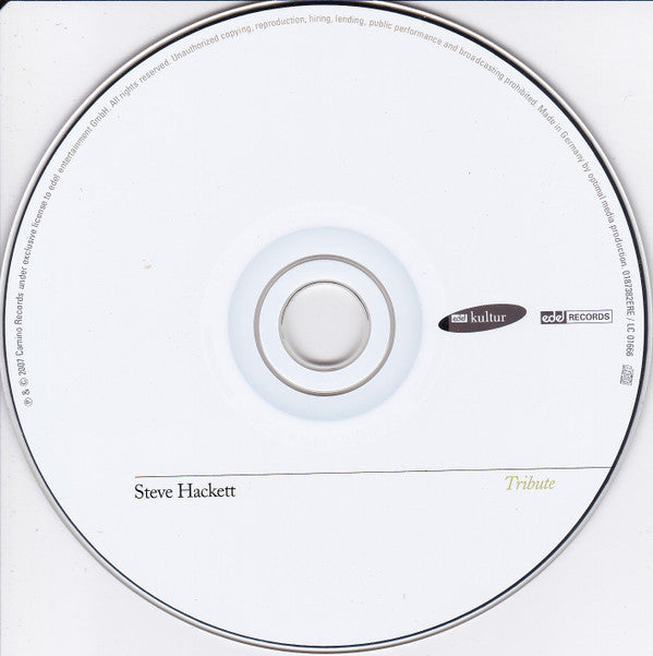 Steve Hackett : Tribute (CD, Album)