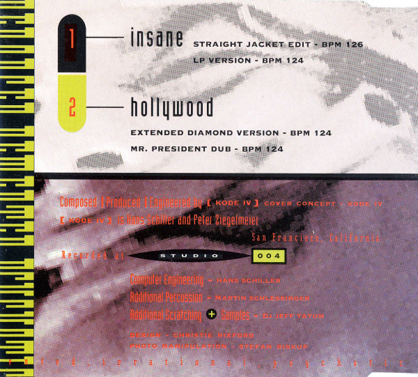 Kode IV : Insane (CD, Maxi)
