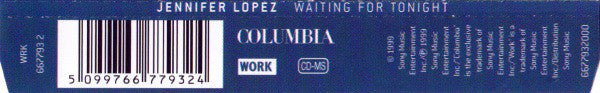 Jennifer Lopez : Waiting For Tonight (CD, Maxi)