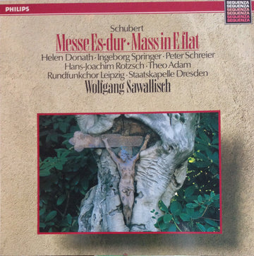 Franz Schubert - Helen Donath • Ingeborg Springer • Peter Schreier • Hans-Joachim Rotzsch • Theo Adam • Rundfunkchor Leipzig, Wolfgang Sawallisch, Staatskapelle Dresden : Messe Es-Dur (LP, Album)