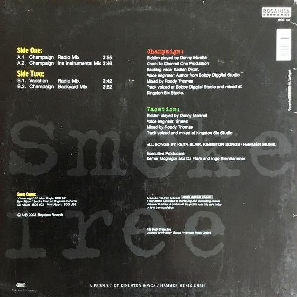 Anthony B : Champaign / Vacation (12")