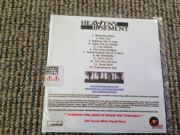 Heaven's Basement : Filthy Empire (CDr, Album, Promo)