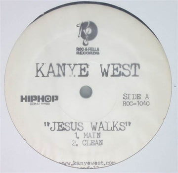 Kanye West : Jesus Walks (12", Promo)