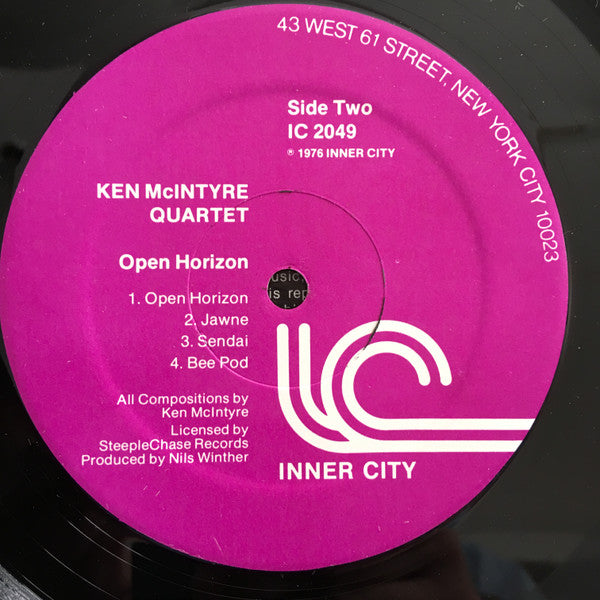 Ken McIntyre Quartet : Open Horizon (LP, Album)
