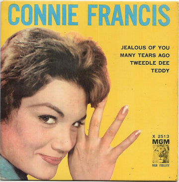 Connie Francis : Jealous Of You (7", EP)