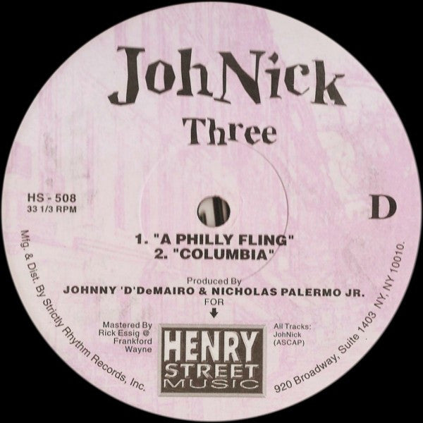 JohNick : Three (2x12", Ltd)