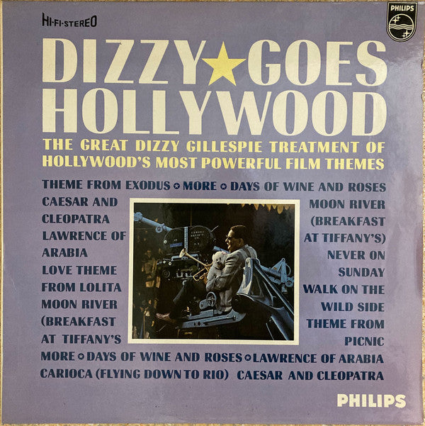 Dizzy Gillespie : Dizzy Goes Hollywood (LP, Album)