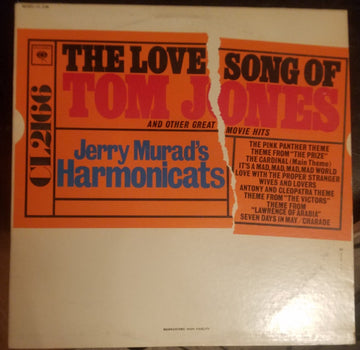 Jerry Murad's Harmonicats : The Love Song Of Tom Jones (LP, Album, Mono)