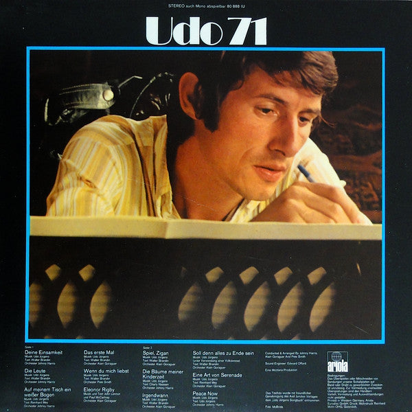 Udo Jürgens : Udo '71 (LP, Album)