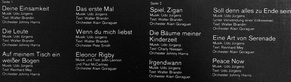 Udo Jürgens : Udo '71 (LP, Album)