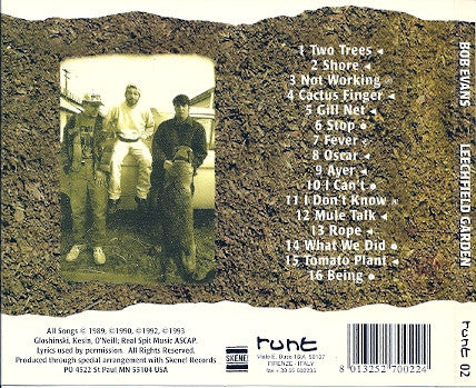 Bob Evans (6) : LeechField Garden (CD, Album, Comp)