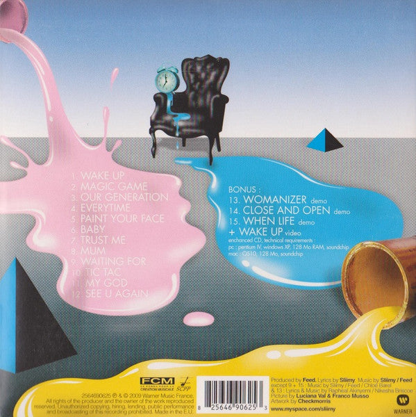 Sliimy : Paint Your Face (CD, Album, Enh, Ltd)