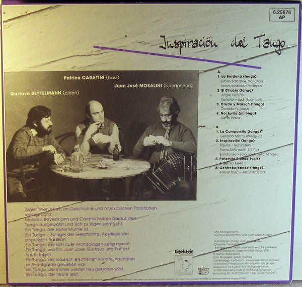 Mosalini* • Beytelmann* • Caratini* : Inspiración Del Tango (LP, Album)