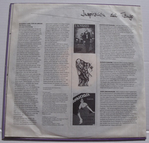 Mosalini* • Beytelmann* • Caratini* : Inspiración Del Tango (LP, Album)