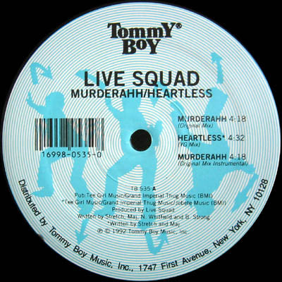 Live Squad : Murderahh / Heartless (12")