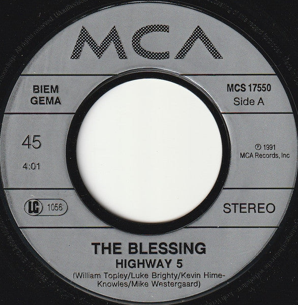 The Blessing : Highway 5 (7", Single)