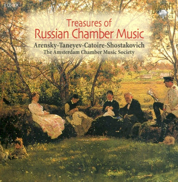 Anton Stepanovich Arensky - Sergey Ivanovich Taneyev - Georgy Catoire - Dmitri Shostakovich, The Amsterdam Chamber Music Society : Treasures Of Russian Chamber Music (6xCD + Box, Comp)