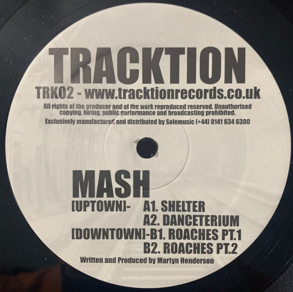 Mash (3) : Shelter / Danceterium / Roaches (12")