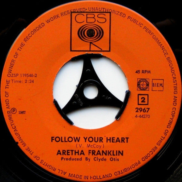 Aretha Franklin : Take A Look / Follow Your Heart (7", Single)