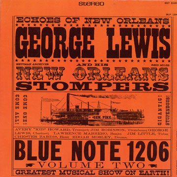 George Lewis And His New Orleans Stompers : Volume 2 (LP, RE)