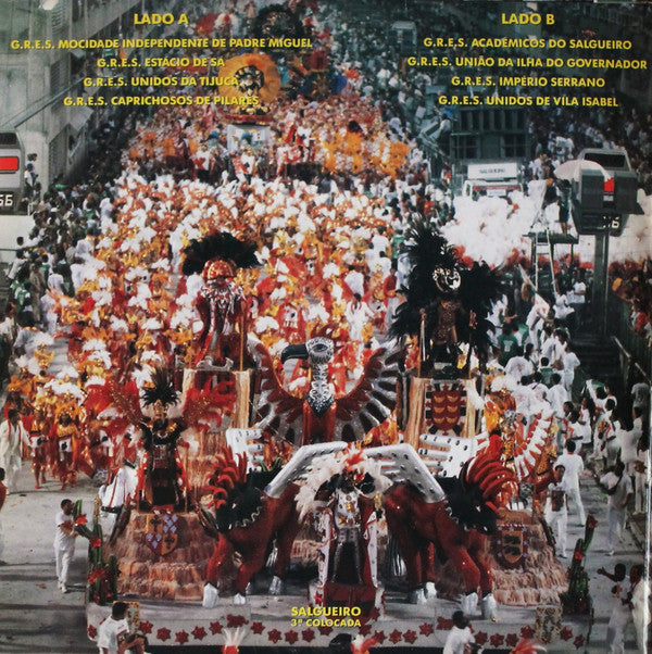 Various : Sambas De Enredo Das Escolas De Samba Do Grupo 1A - Carnaval 91 (2xLP)