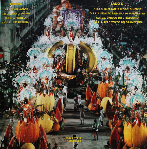 Various : Sambas De Enredo Das Escolas De Samba Do Grupo 1A - Carnaval 91 (2xLP)