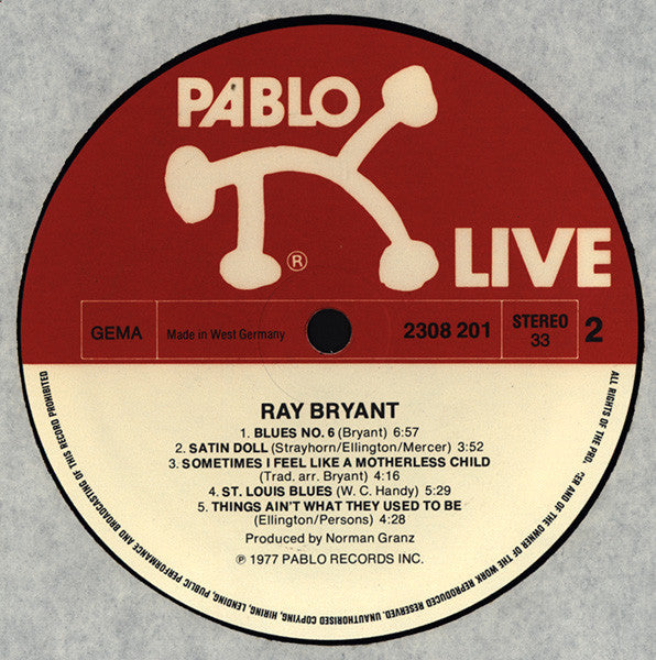 Ray Bryant : Montreux '77 (LP, Album)