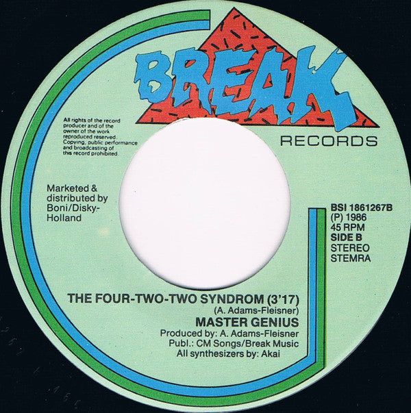 Master Genius : Masters (7", Single)