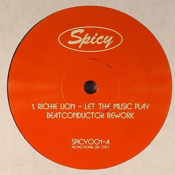 Richie Lion : Let The Music Play (12", Unofficial)