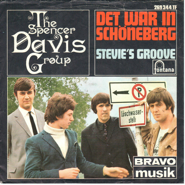 The Spencer Davis Group : Det War In Schöneberg (7", Single, Mono)