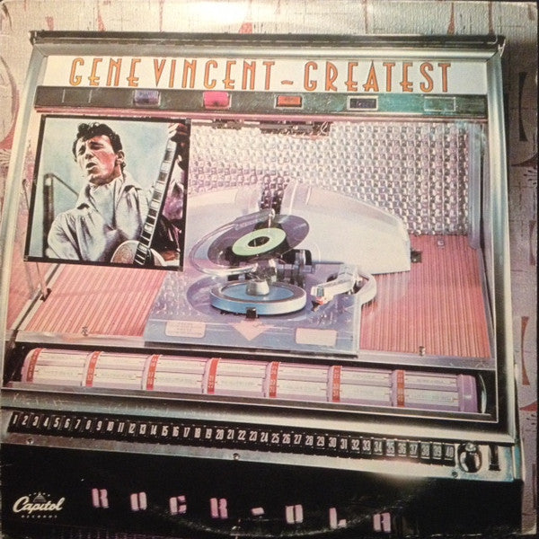 Gene Vincent : Gene Vincent Greatest (LP, Comp, Mono, RE)