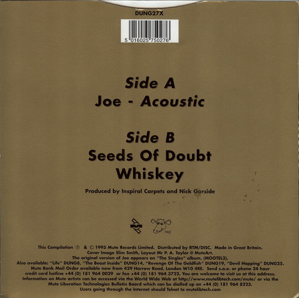 Inspiral Carpets : Joe (Acoustic) (7", Single)
