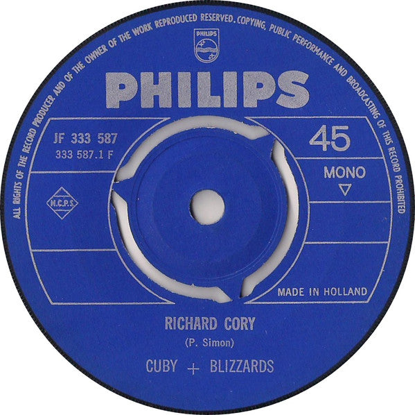 Cuby + Blizzards : You Don't Know / Richard Cory (7", Single, Mono)